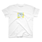 napenopeのおんなのこ、ブルー スタンダードTシャツ