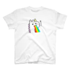 なまいきユルコーン🦄×うさぴよ🐥のなまいきゆるこーん🦄 スタンダードTシャツ