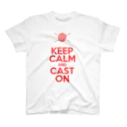 pirka0467のKEEP CALM AND CAST ON スタンダードTシャツ