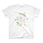 大橋裕之の女の子と鳥 Regular Fit T-Shirt