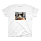 猫好きのはちわれ猫 Regular Fit T-Shirt