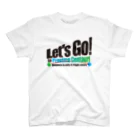 ACTIVE-HOMINGのLet's Go! to Proxima Centauri グッズ黒字斜め スタンダードTシャツ