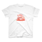 栖周 (sumi amane)のもぐう（朱） Regular Fit T-Shirt