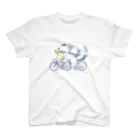 フジワラヨシトのTake Me to cycling スタンダードTシャツ