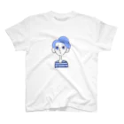 hsn_oのブルー スタンダードTシャツ