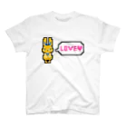 manaのドット絵風うさぎ「LOVE」 Regular Fit T-Shirt