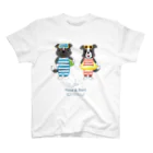 nowhitonの【nina&bart】ニナとバート (Love SUMMER タテ) Regular Fit T-Shirt