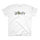 Sk8ersLoungeのGravityBlacklogo　ver2 Regular Fit T-Shirt