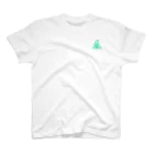 雨（ゆののお店）のぷてらのどん（青緑色） Regular Fit T-Shirt