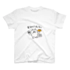 mugy-mugy-mugyのねこまる　食欲がとまらない スタンダードTシャツ