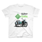 米八そばグッズショップのSUber Eats【白】 Regular Fit T-Shirt