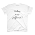 selenaのWhere is my girlfriend ? Regular Fit T-Shirt