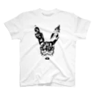 SIXTY-NINE FACTORYのBlack Bunny Mask スタンダードTシャツ