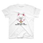 TOPPY.NETのTOPPYNETの白ネコ  Regular Fit T-Shirt