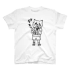 距離感のねこちゃんTシャツ「グエッ」 Regular Fit T-Shirt