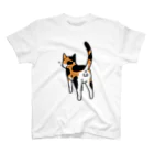 Riotoのねこけつω（三毛猫） スタンダードTシャツ