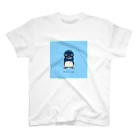 T.I.E STOREのRuさんの水色背景 スタンダードTシャツ