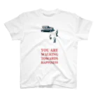 PERCYのPercy -YOU ARE WALKING TOWARDS HAPPINESS- Regular Fit T-Shirt