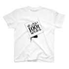 フランス（すこやかドコドコちゃん）のぜったい100t気圧ある白抜き Regular Fit T-Shirt