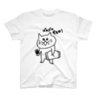 mackiiiのえくぼねこのゴロゴロする日! スタンダードTシャツ