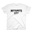 JIMOTO Wear Local Japanの松本市 MATSUMOTO CITY スタンダードTシャツ