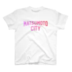 JIMOTO Wear Local Japanの松本市 MATSUMOTO CITY スタンダードTシャツ