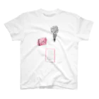 M A O  Y O S H I N OのBLOKEN FLOWERS Regular Fit T-Shirt