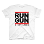 X-DEVILFISHのRUN GUN Tシャツ Regular Fit T-Shirt