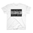 DRIPPEDのPARENTAL ADVISORY BOX  ペアレンタル・アドバイザリー ボックスロゴ スタンダードTシャツ