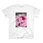 ゆきの八重咲き秋桜 Regular Fit T-Shirt