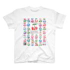 BIRD-KISSのFACE_Tシャツ（両面） Regular Fit T-Shirt