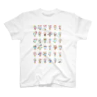 azure designの【片面印刷】電球キャラ大集合♪ Regular Fit T-Shirt