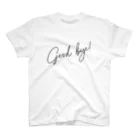 SANKAKU DESIGN STOREのGood Bye! モダン黒 Regular Fit T-Shirt