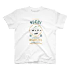 猫社謹製の猫じゃらし茶・ぶち スタンダードTシャツ