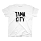 JIMOTO Wear Local Japanの多摩市 TAMA CITY スタンダードTシャツ