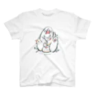 RING VARIOUS －torikarado－のでぃふぇんす！－ブンのまもりー（文鳥） スタンダードTシャツ