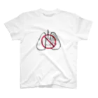 mi_pのno smoking スタンダードTシャツ