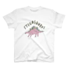 ysyhrkwのピンクのステゴサウルスくん Regular Fit T-Shirt