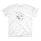 いみのわからないTシャツのれろねこ むらさきさん スタンダードTシャツ