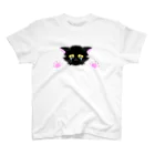 ねこねこうおの泣いてる黒猫くん Regular Fit T-Shirt