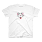 ねこねこうおの元気な白猫ちゃん Regular Fit T-Shirt
