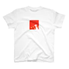 はさみやのイタグレトロ（赤） Regular Fit T-Shirt