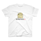 Pluto stoneのstanding KONCHAN スタンダードTシャツ