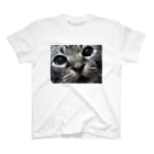 ハチワレ猫とらくがきの我が家の先代猫 Regular Fit T-Shirt
