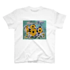 Yuta YoshiのSun flower doesn’t like others.  Regular Fit T-Shirt