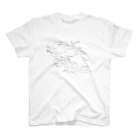 solid6629の東アジアmapTシャツ Regular Fit T-Shirt