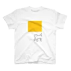 chooseのねことはんぶんきいろ Regular Fit T-Shirt