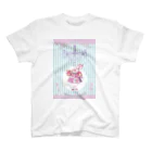 Kiyusama_bgmのCAKE FACE RABIT Regular Fit T-Shirt