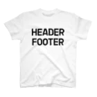 BASICのHEADER FOOTER スタンダードTシャツ