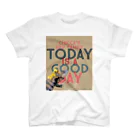 Licca's LickのToday is a good day カカオ&シトラス Regular Fit T-Shirt